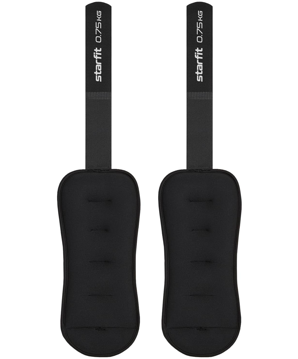 Утяжелители универсальные WT-503, 0,75 кг, черный