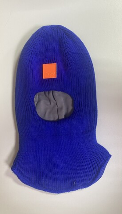 Шлем демисезонный для мальчика васильковый, размер 52