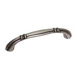 Ручка-скоба 96мм, отделка старое серебро с блеском купить с доставкой Казахстан