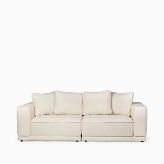 Трехместный диван Katari 250 см, молочный шенилл