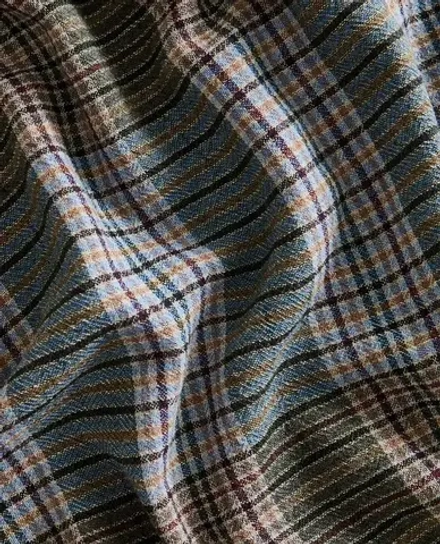 ZARA HOME ШЕРСТЯНОЙ ПЛЕД В КЛЕТКУ, ЗЕЛЕНЫЙ