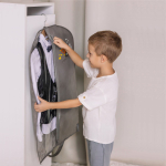 Набор для детского сада: кармашек, чехол, наклейки. Самосвал