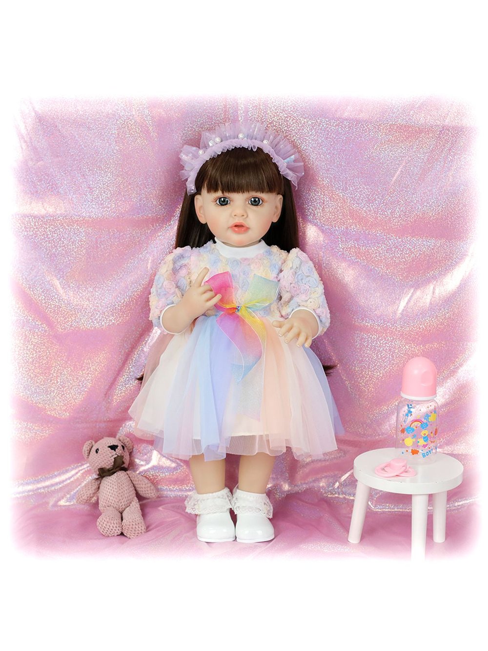 Кукла Реборн виниловая LifeReborn 55см (LR-031)