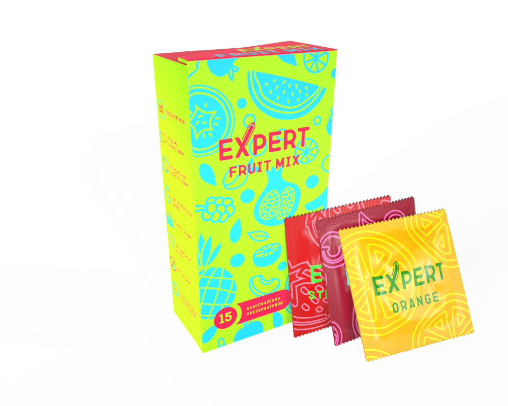 Презервативы Expert Fruit Mix 15 шт 9434ex