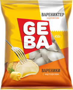ВАРЕНИКИ С КАРТОШКОЙ 450ГР ГЕБА