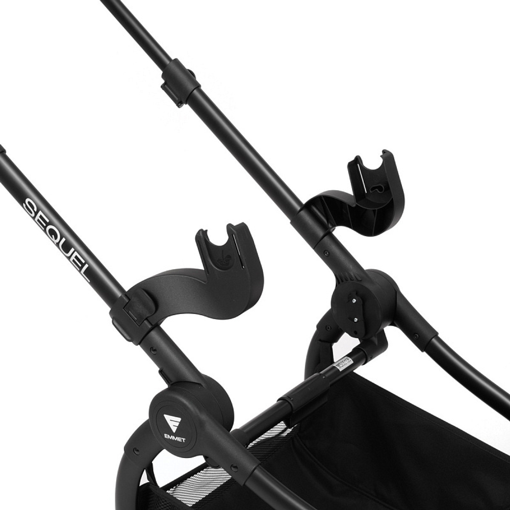 Детская прогулочная коляска Emmet Sequel SQL-01 Чёрный / (Black)