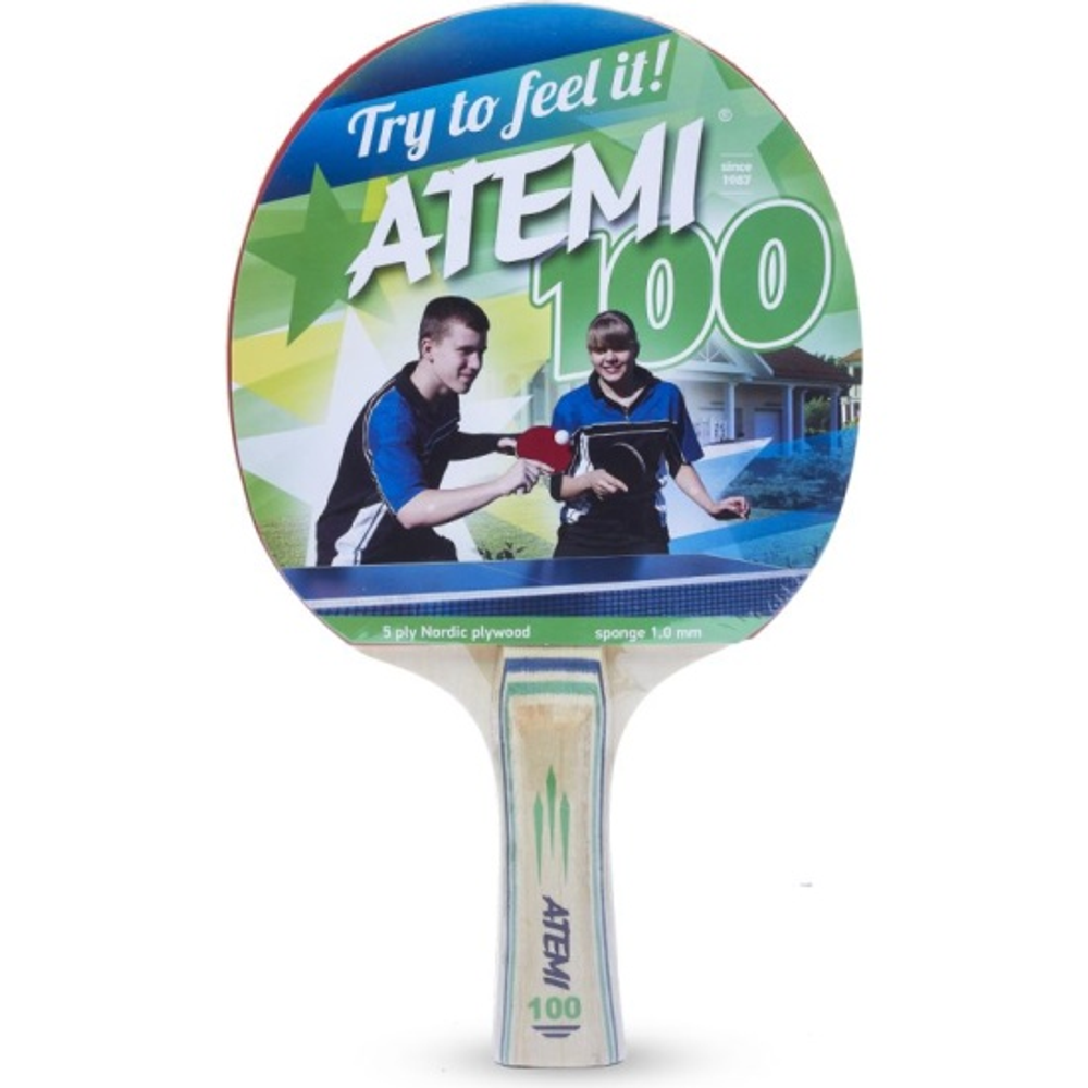 Ракетка настольная для тенниса Atemi100/300CV