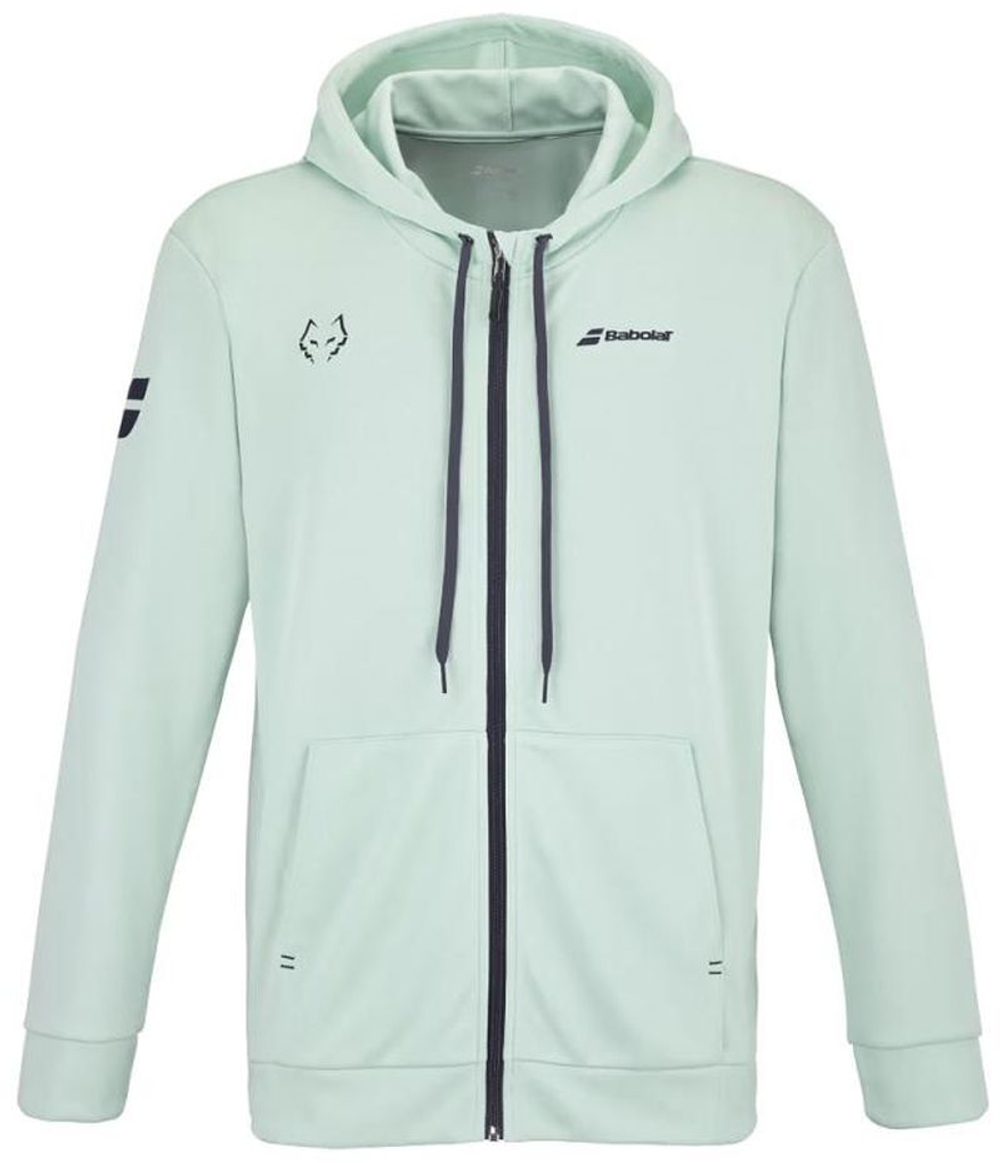 Мужская теннисная кофта Babolat Hood Jacket Lebron - misty jade