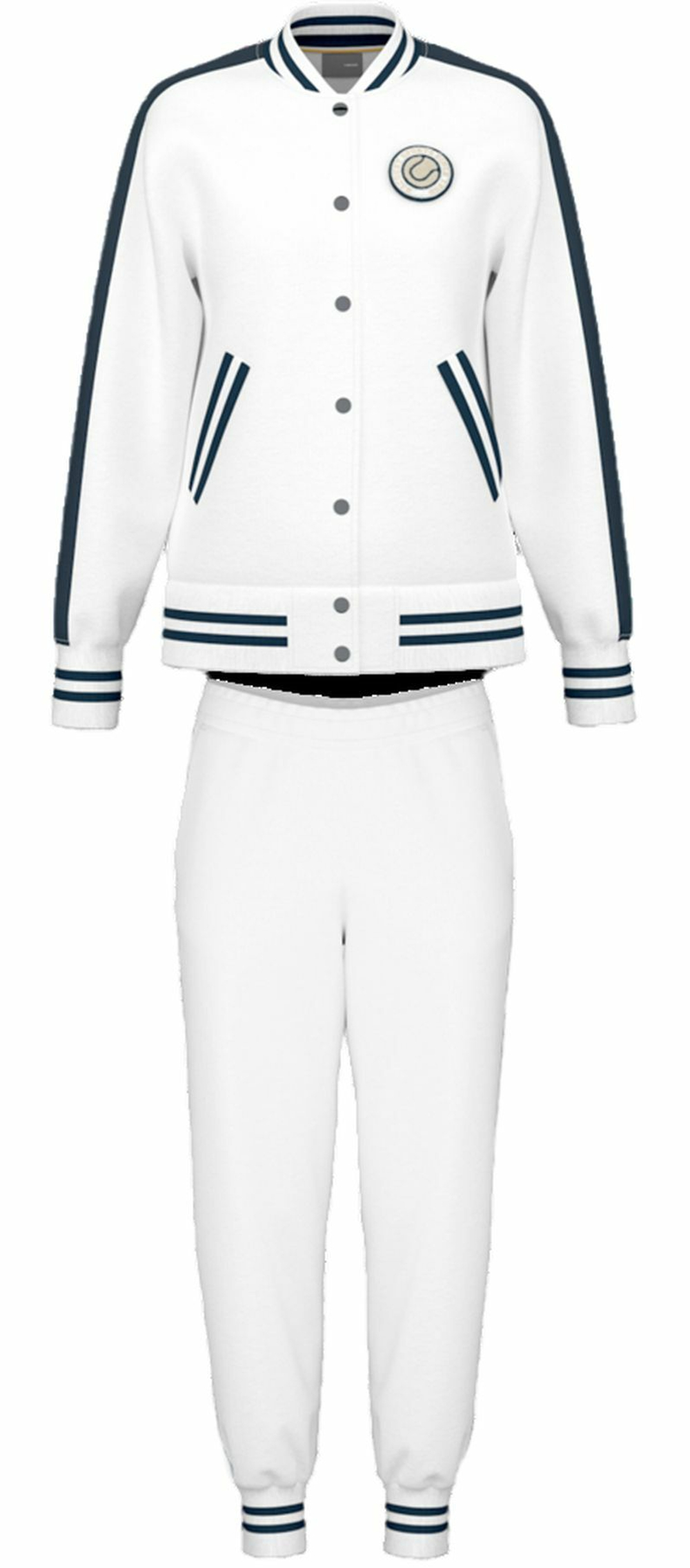 Мужской теннисный костюм Head Performance Capsule Tracksuit - белый