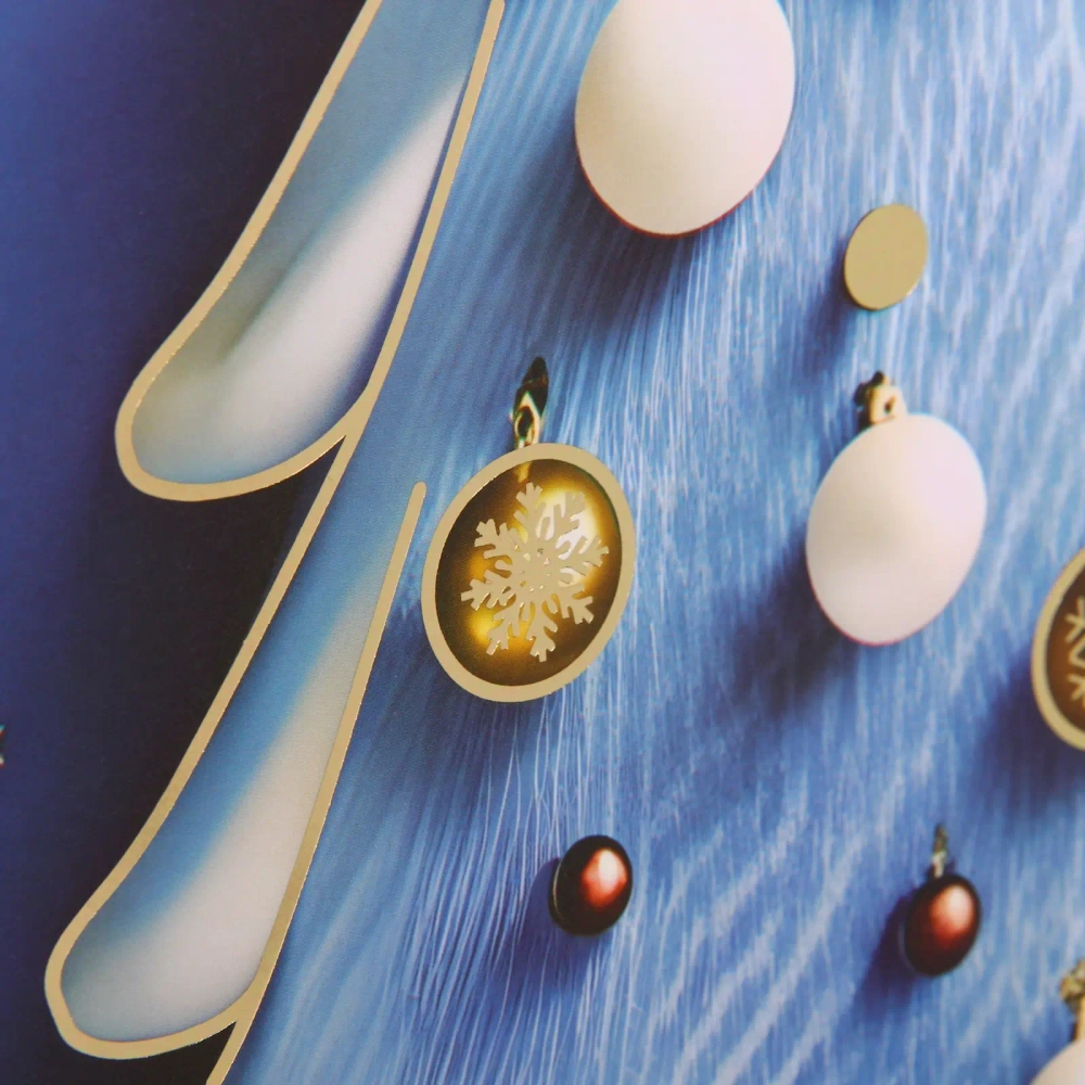 Пакет подарочный «Елочные игрушки» 41.5*32*12 см, микс