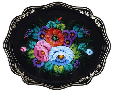 Zhostovo metal tray A15D180526220