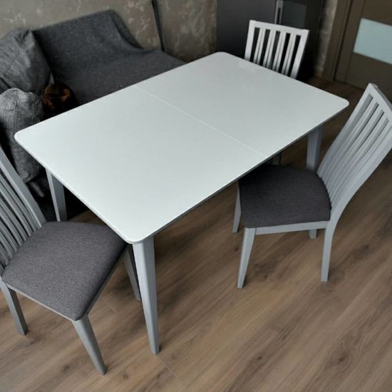 Стол Арека ПР (бук/тон 1/тон подстолья шале/ножка 7) 80х140(180)