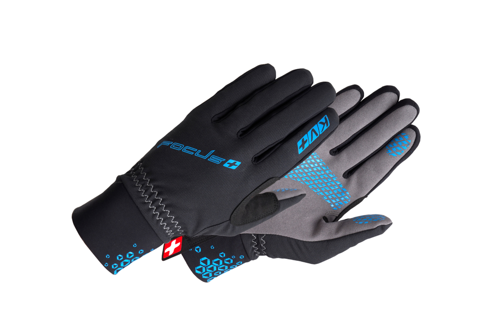 Перчатки KV+ FOCUS cross country gloves blue\black, 21G07.2