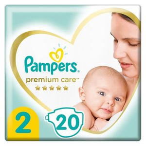 Подгузники детские одноразовые Pampers  premium care 2  4-8 кг 20 шт/упак