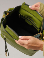 Кожаная сумка Azaro 30785 зеленый бамбук