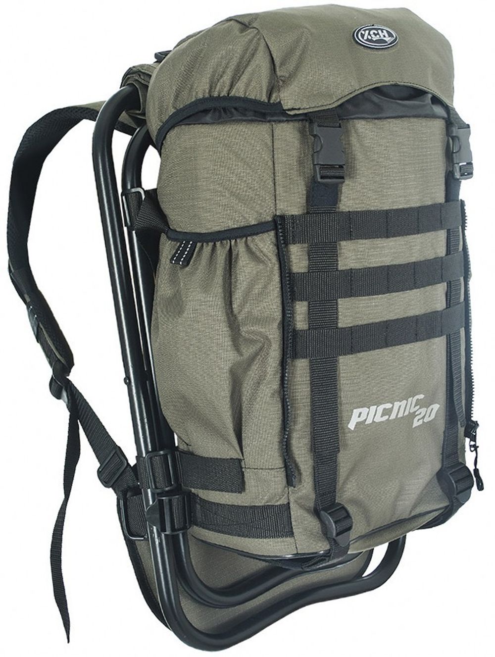 Рюкзак со стулом «Picnic» (20 литров - хаки)