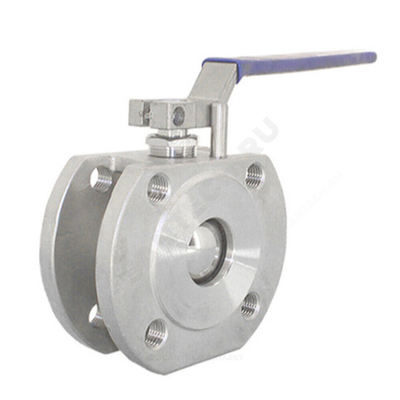 Кран шаровой нерж SS304 4310HA Ду 15 Ру40 межфл под электропривод с рукояткой Benarmo