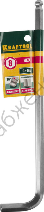 KRAFTOOL Industrie HEX 8, Длинный имбусовый ключ (27437-8)