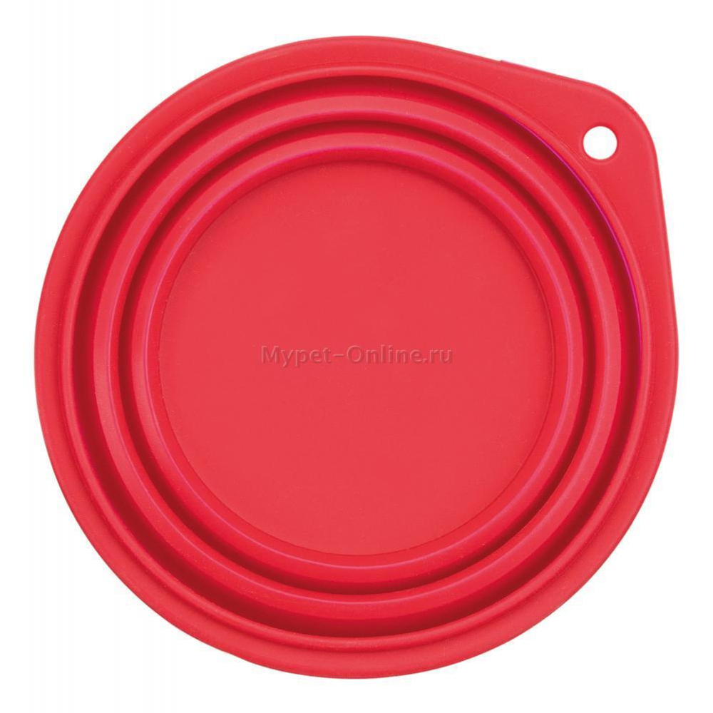 Миска дорожная для собак Trixie Travel Bowl, размер 14см.