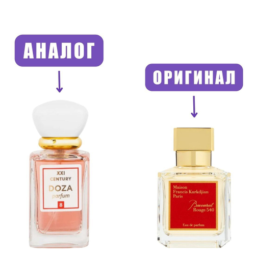 XXI century DOZA №8 parfum 50ml lady (версия BaccaraRouge) марк