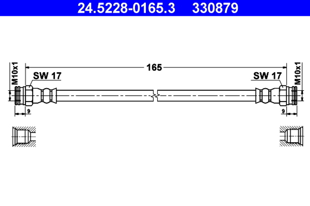 ATE - 24522801653-ATE - Brake Hose