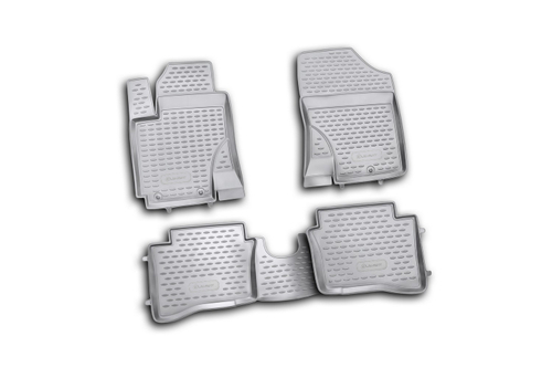 Коврики в салон для HYUNDAI i20 2009-, 4 шт. (полиуретан) арт.NLC.20.32.210H