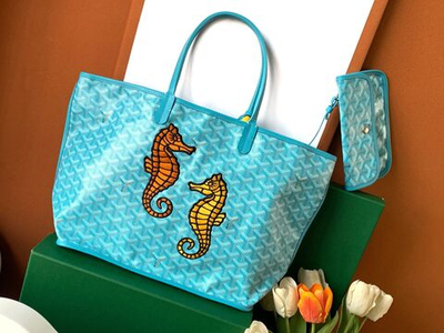 Goyard Anjou PM Seahorse Embroidery