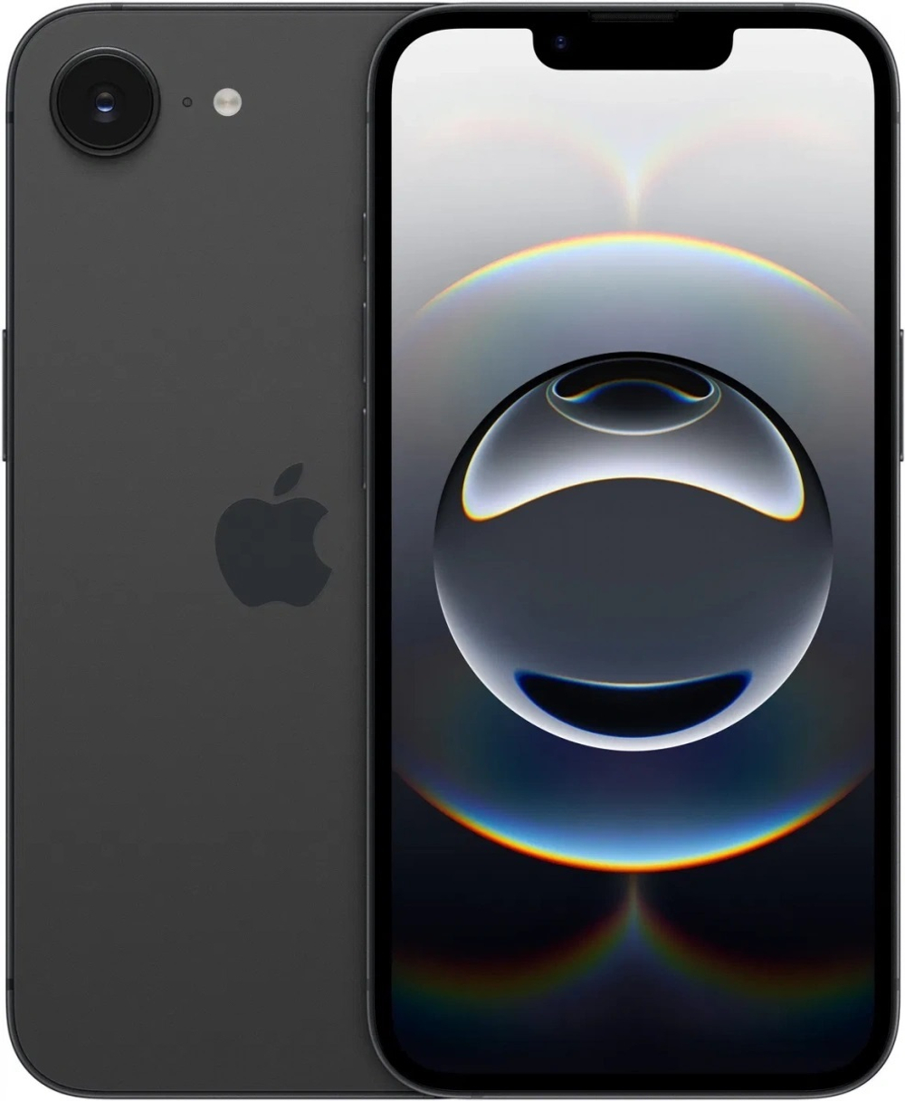 Смартфон Apple iPhone 16e 128Gb Black (eSIM+SIM) (Без RuStore)
