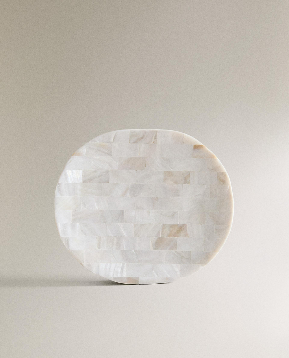 Zara Home мыльница, перламутр, светло-бежевый
