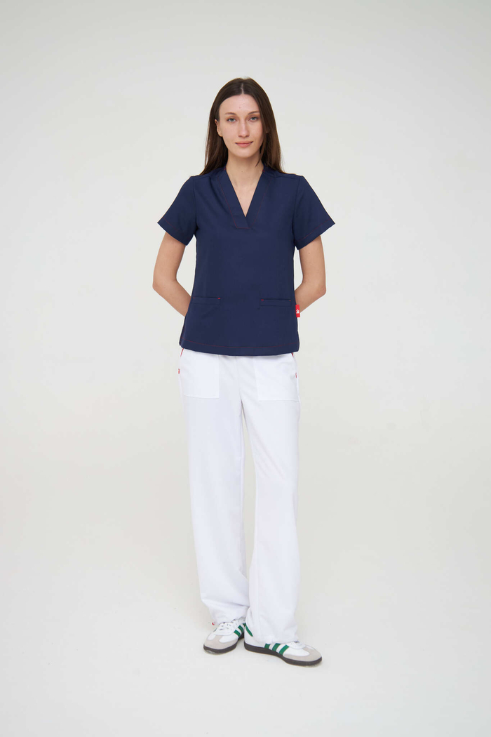 Топ медицинский женский Лаконико, нэви Old