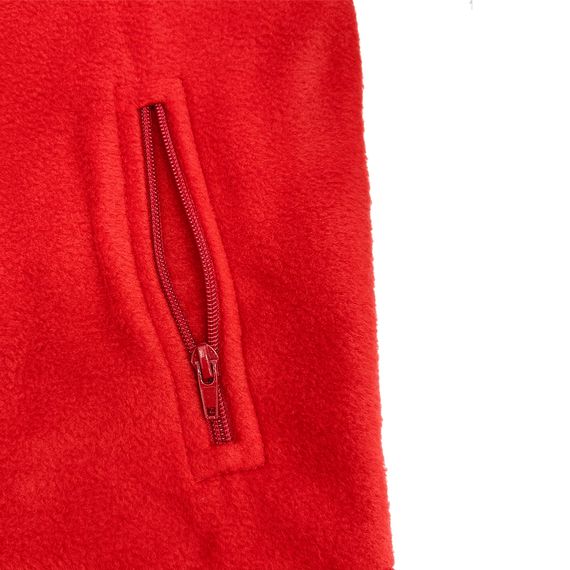 Кофта флисовая на молнии Scorpena Collection красная