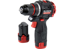 Дрель-шуруповерт аккум Б/Щ CD 12L2 (E2201.038.01) ELITECH HD 12В,2 АКБ х2.0Ач,Li-ion,E-Power,БЗП-10мм 40Нм