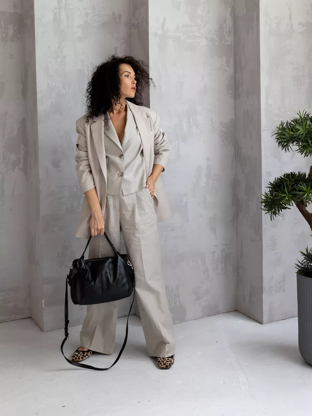 сумка через плечо классическая натуральная кожа