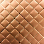 Пакет подарочный 26х32х12см Фигуры и узоры "Ромб" (Бронзовый)