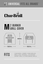 Чехол универсальный Char-Broil Performance для 2-3 гор. Грилей