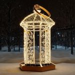 Уличный светодиодный фонарь - теплый свет