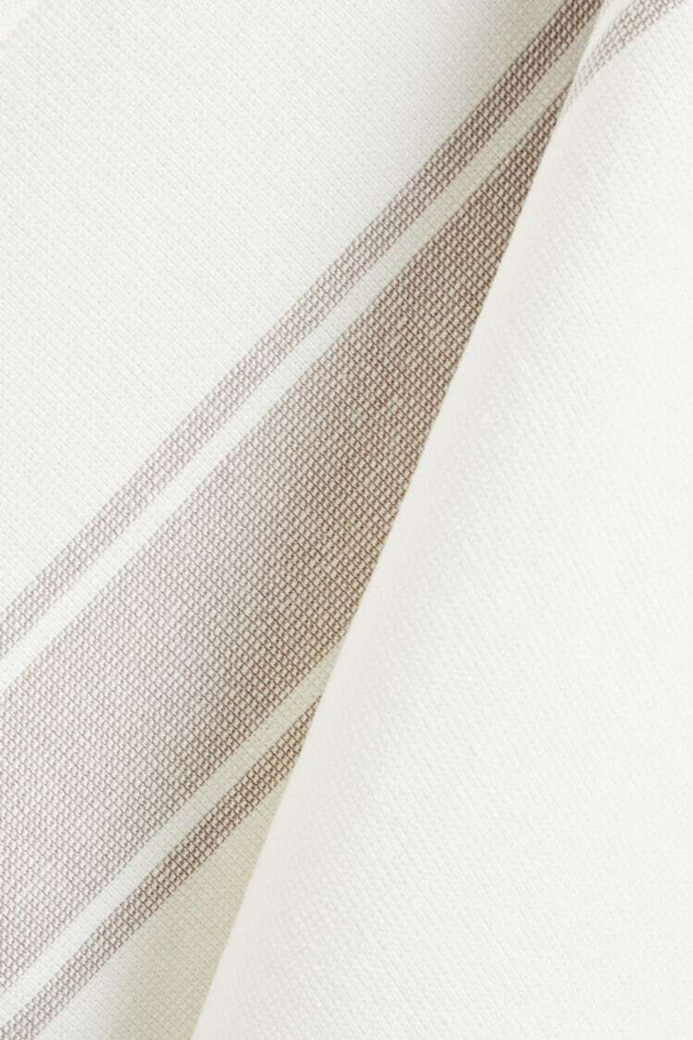 ZARA HOME ПОЛОСАТОЕ КУХОННОЕ ПОЛОТЕНЦЕ ИЗ ХЛОПЧАТОБУМАЖНОЙ МАХРОВОЙ ТКАНИ, БЕЖЕВЫЙ