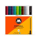 Набор маркеров Molotow ONE4ALL 127HS - 10шт Basic-Set 2 (2мм)