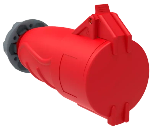 ИЭК Розетка перенос. ССИ-224 32А-6ч/380-415В 3P+PE IP44 PSN22-032-4