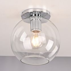 Потолочный Светильник Rh Utilitaire Globe Shade Flushmount By Imperiumloft