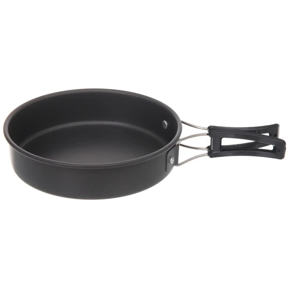 Набор посуды походной (ковш, сковорода, крышка, 2чашки, лопатка, губка, поварёшка) COMPSOR-200