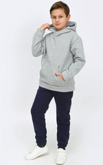 Брюки для мальчиков футер "Даймон-2" KIP-ШТ-16/2 р.128 т.синий (Ивашка)