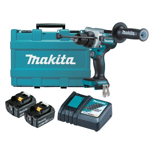 Аккумуляторная ударная дрель-шуруповерт Makita DHP486RTE