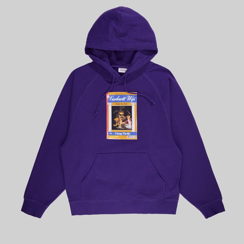 Толстовка мужская Carhartt WIP Cheap Thrills Hooded артикул:I032864_tyrian - купить в магазине Дайс