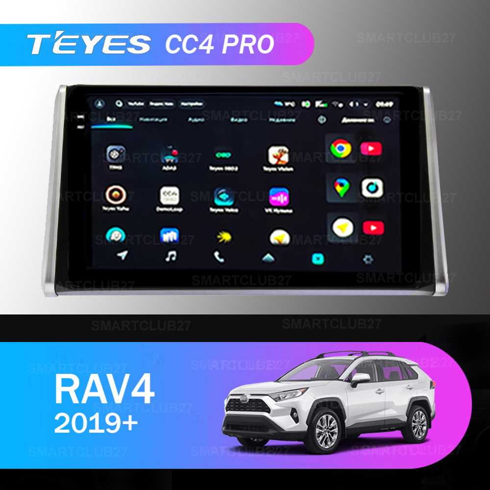 Teyes CC4 Pro 10,2" для Toyota RAV4 2019+ (тип2)
