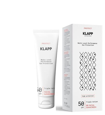 KLAPP Cosmetics Солнцезащитный крем BB SPF50 50 мл. | SUN PROTECT Multi Level Performance