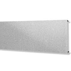 Рейка для подвесного потолка S-дизайн Cesal серебристый металлик С02 150х3000 мм.