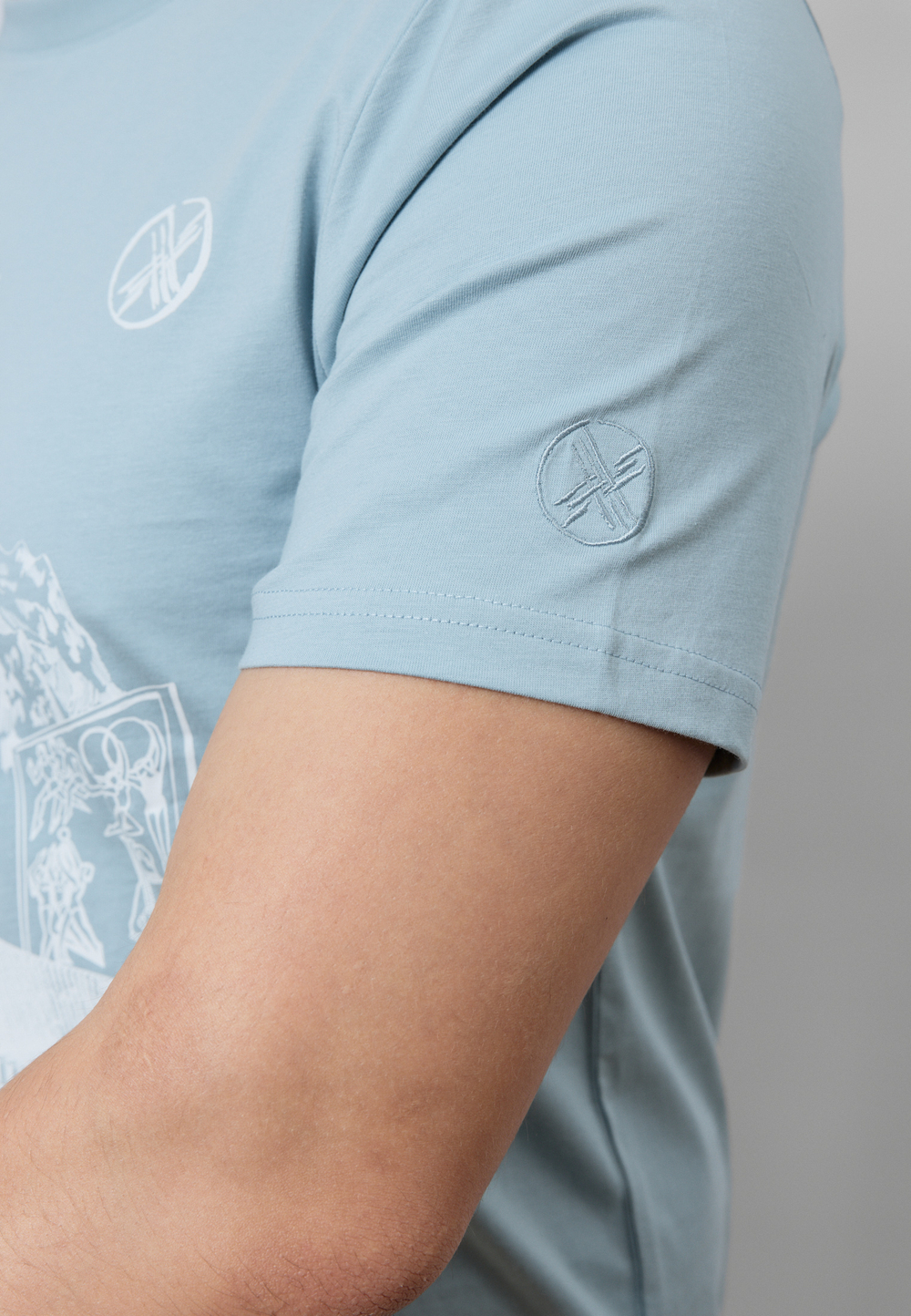 Футболка ALMATY MS LIGHT BLUE