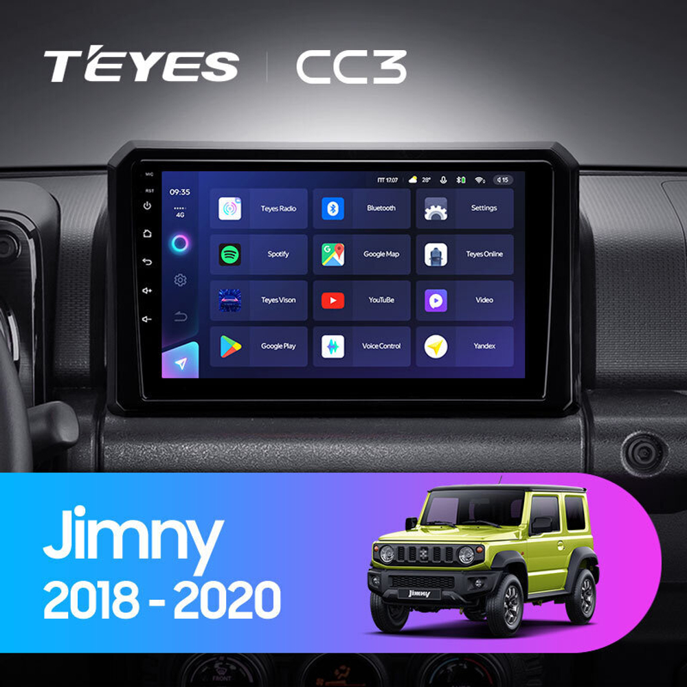 Teyes CC3 9" для Suzuki Jimny 2018-2020