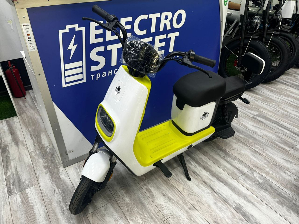 Электроскутер Spetime eScooter Q30 White/Yellow